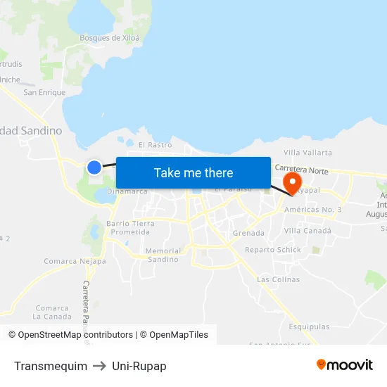 Transmequim to Uni-Rupap map