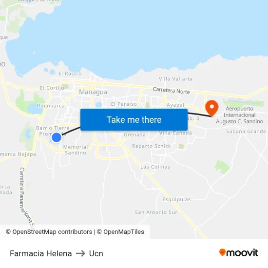 Farmacia Helena to Ucn map