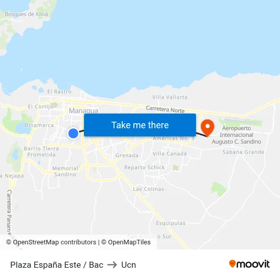 Plaza España Este / Bac to Ucn map