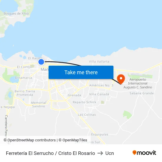 Ferretería El Serrucho / Cristo El Rosario to Ucn map