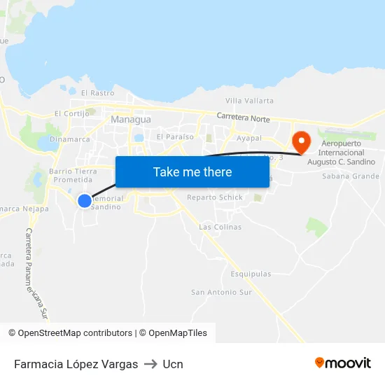 Farmacia López Vargas to Ucn map