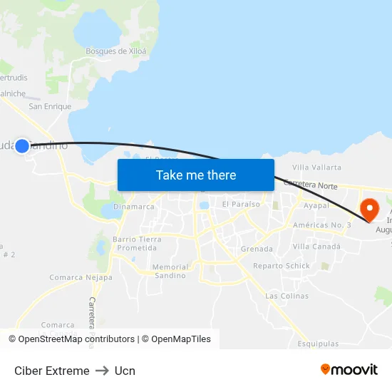 Ciber Extreme to Ucn map