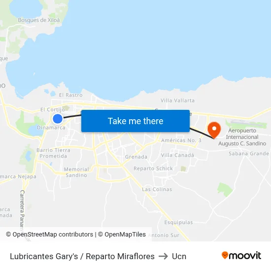 Lubricantes Gary's / Reparto Miraflores to Ucn map
