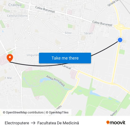 Electroputere to Facultatea De Medicină map