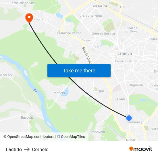 Lactido to Cernele map