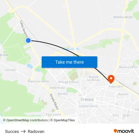 Succes to Radovan map