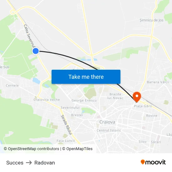 Succes to Radovan map