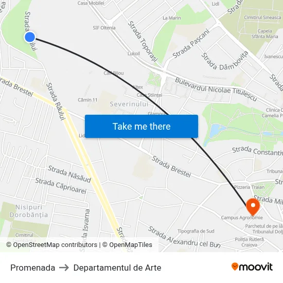 Promenada to Departamentul de Arte map