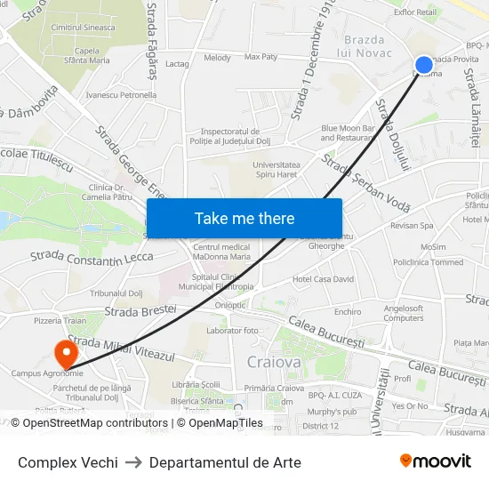 Complex Vechi to Departamentul de Arte map