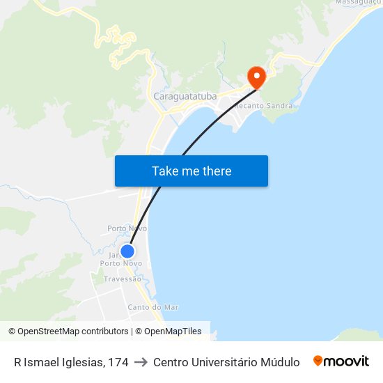 R Ismael Iglesias, 174 to Centro Universitário Múdulo map