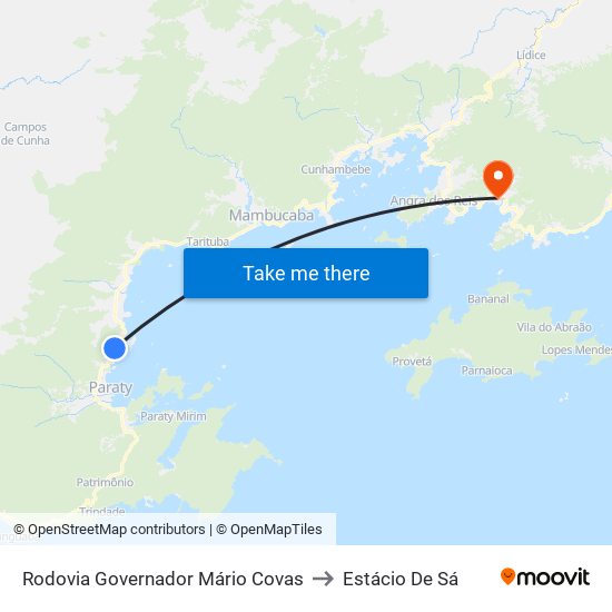 Rodovia Governador Mário Covas to Estácio De Sá map