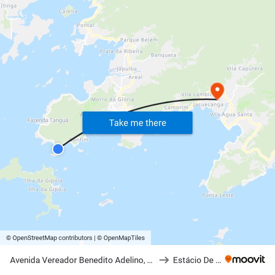 Avenida Vereador Benedito Adelino, 3333 to Estácio De Sá map