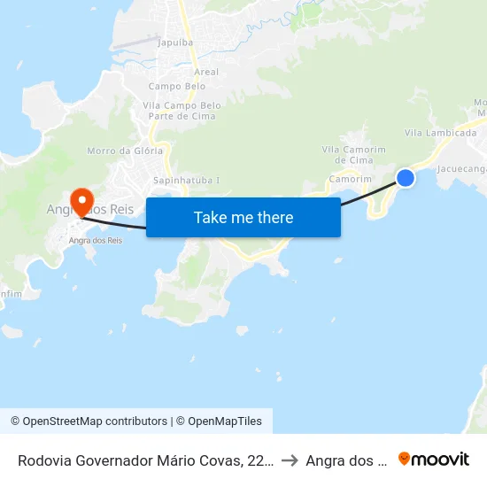 Rodovia Governador Mário Covas, 2248-2284 to Angra dos Reis map
