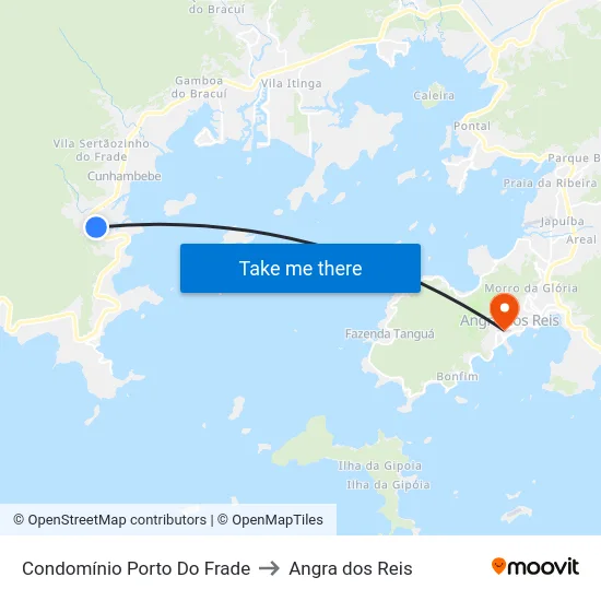 Condomínio Porto Do Frade to Angra dos Reis map
