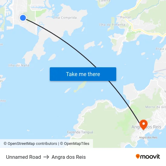 Unnamed Road to Angra dos Reis map