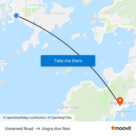 Unnamed Road to Angra dos Reis map