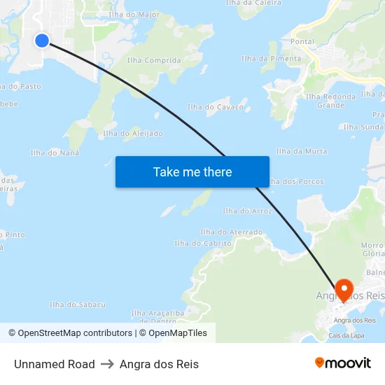 Unnamed Road to Angra dos Reis map