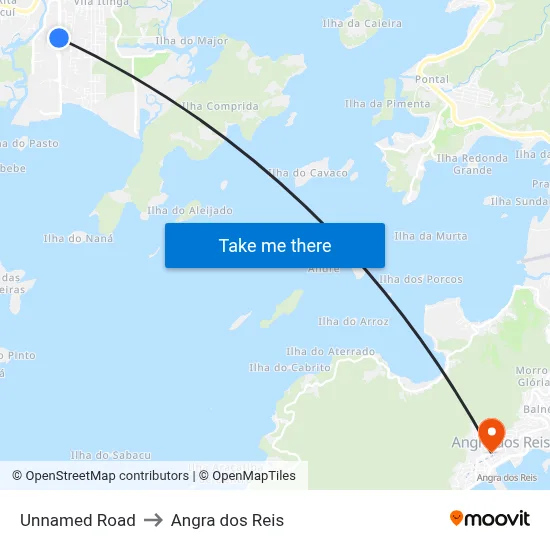 Unnamed Road to Angra dos Reis map