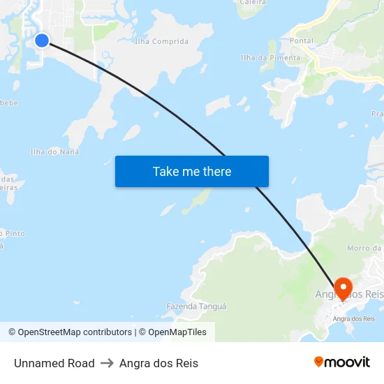 Unnamed Road to Angra dos Reis map