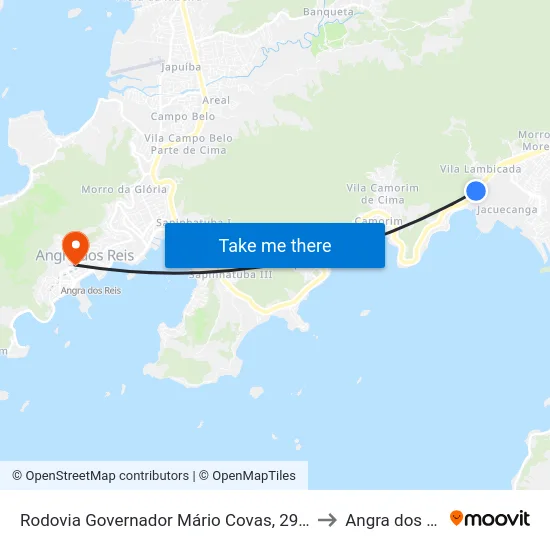 Rodovia Governador Mário Covas, 2919-3271 to Angra dos Reis map