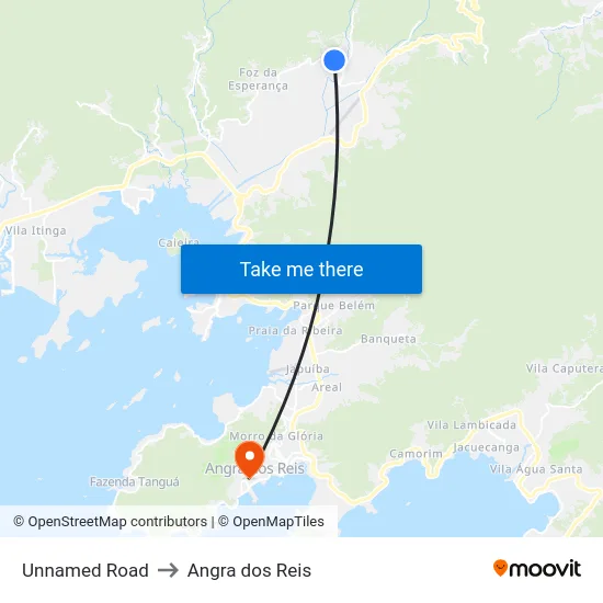 Unnamed Road to Angra dos Reis map
