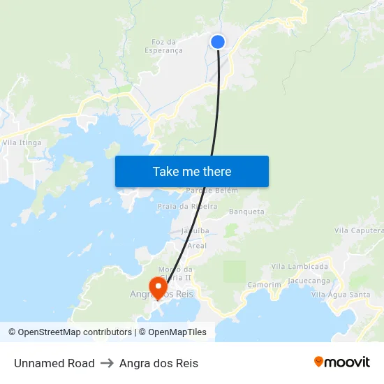 Unnamed Road to Angra dos Reis map