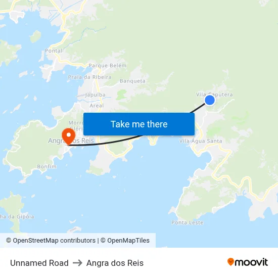 Unnamed Road to Angra dos Reis map