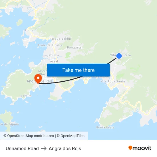 Unnamed Road to Angra dos Reis map