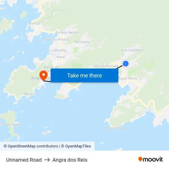 Unnamed Road to Angra dos Reis map