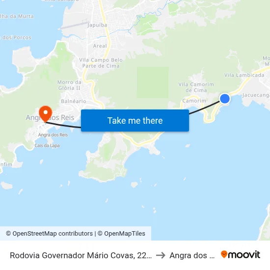 Rodovia Governador Mário Covas, 2285-2917 to Angra dos Reis map