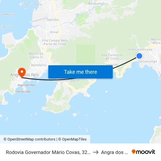 Rodovia Governador Mário Covas, 3274-3370 to Angra dos Reis map