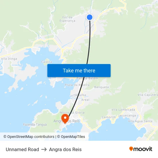 Unnamed Road to Angra dos Reis map