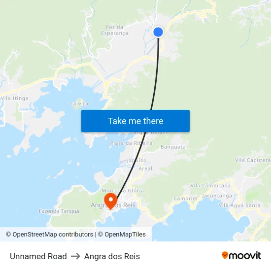 Unnamed Road to Angra dos Reis map