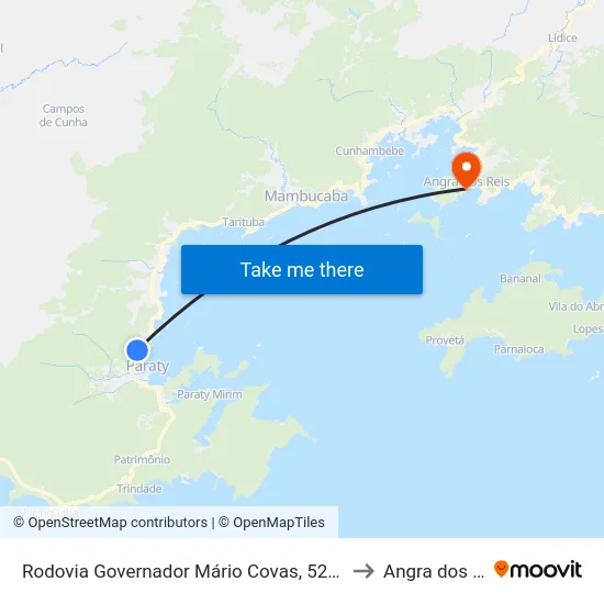 Rodovia Governador Mário Covas, 52364-52608 to Angra dos Reis map