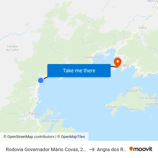 Rodovia Governador Mário Covas, 26214 to Angra dos Reis map