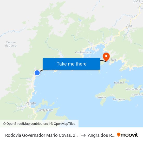 Rodovia Governador Mário Covas, 26211 to Angra dos Reis map