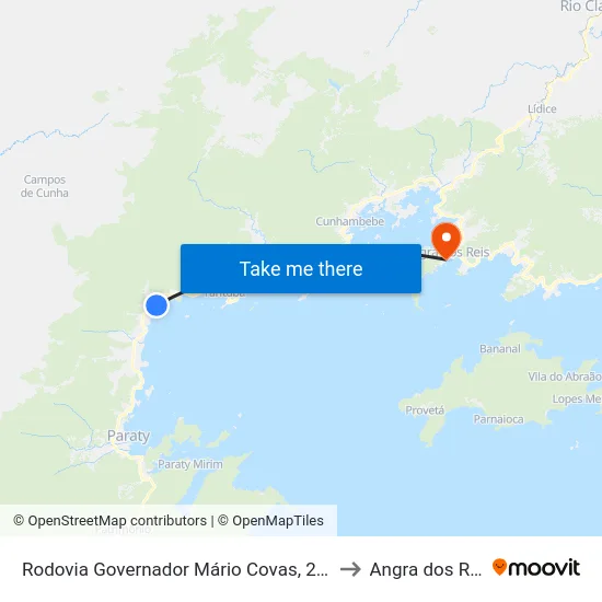 Rodovia Governador Mário Covas, 26212 to Angra dos Reis map