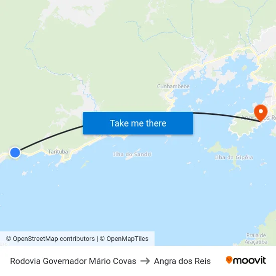 Rodovia Governador Mário Covas to Angra dos Reis map