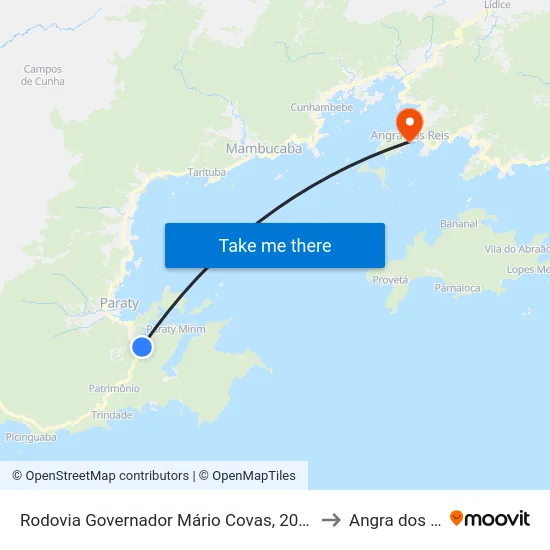 Rodovia Governador Mário Covas, 20178-20274 to Angra dos Reis map