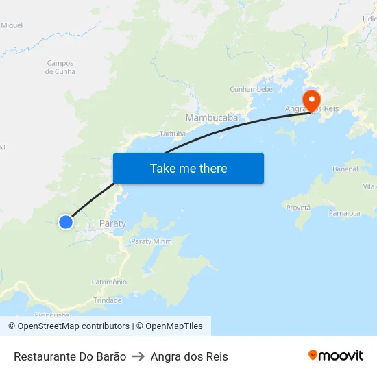 Restaurante Do Barão to Angra dos Reis map