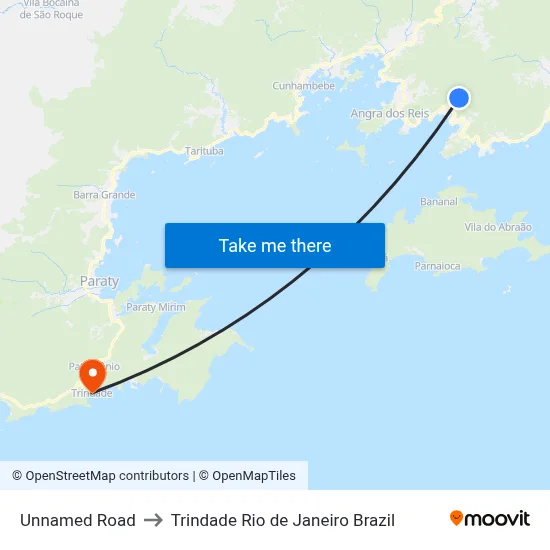 Unnamed Road to Trindade Rio de Janeiro Brazil map