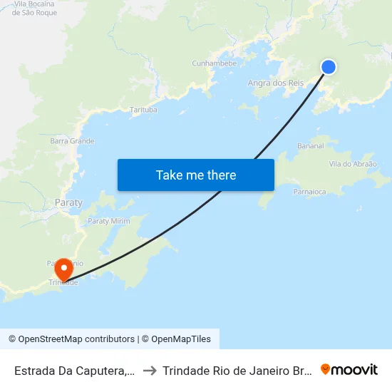 Estrada Da Caputera, 89 to Trindade Rio de Janeiro Brazil map