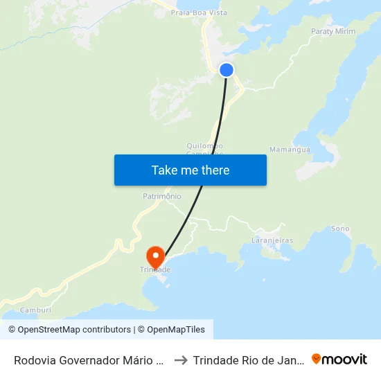 Rodovia Governador Mário Covas, 18388 to Trindade Rio de Janeiro Brazil map