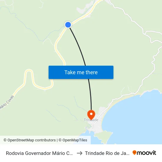 Rodovia Governador Mário Covas, 7074-7778 to Trindade Rio de Janeiro Brazil map