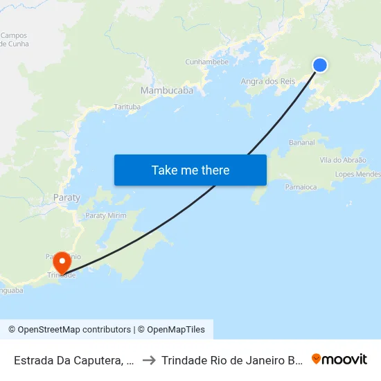 Estrada Da Caputera, 113 to Trindade Rio de Janeiro Brazil map