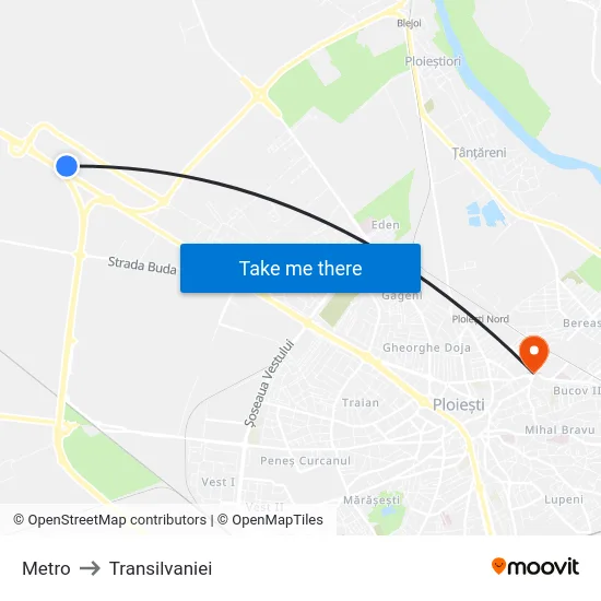 Metro to Transilvaniei map