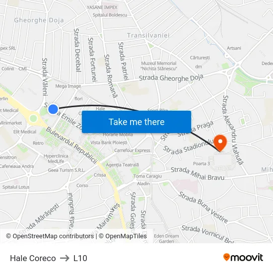Hale Coreco to L10 map