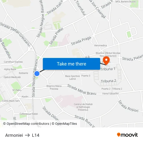 Armoniei to L14 map