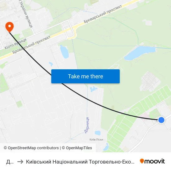 Дврз to Київський Національний Торговельно-Економічний Університет map