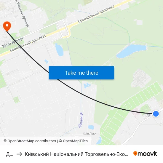 Дврз to Київський Національний Торговельно-Економічний Університет map